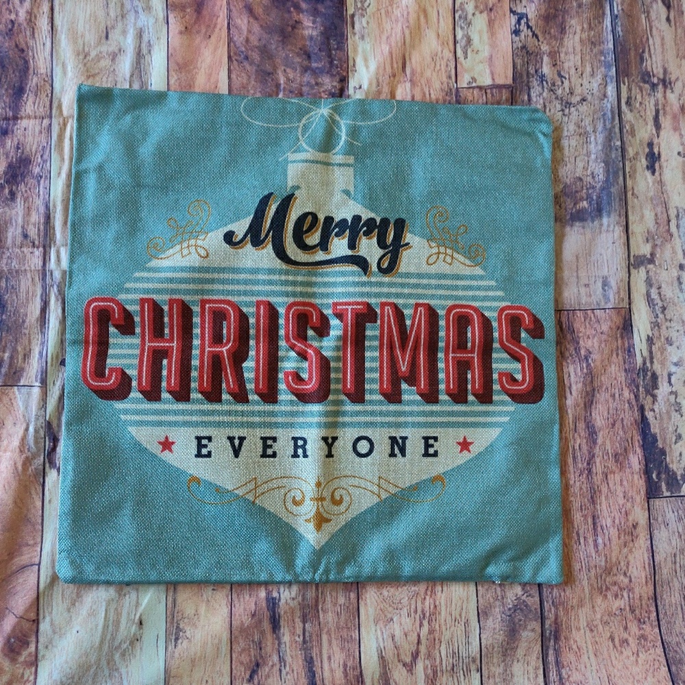 NWOT Christmas Pillow cover